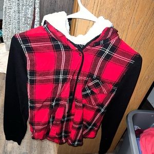 Fuzzy Hood Flannel